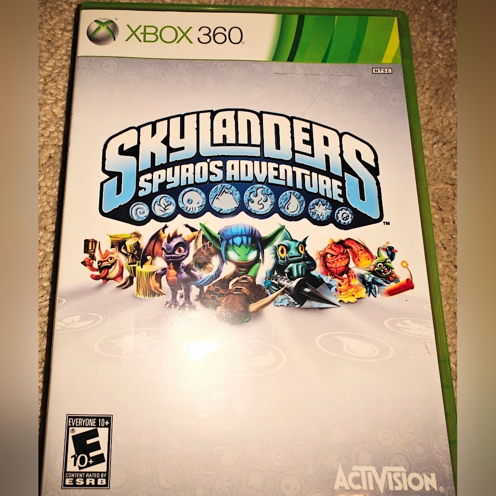 Skylanders Spyros Adventure Microsoft Xbox 360 Complete Game w/ Booklet
